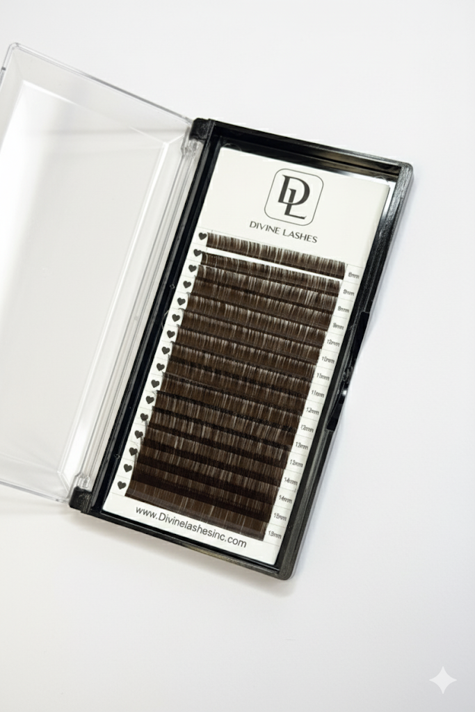 Brown Lash Trays
