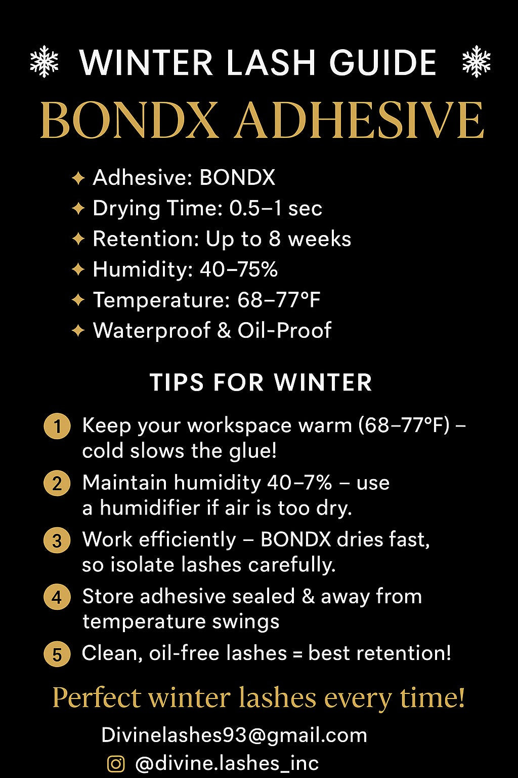How to work with your adhesive during Winter!