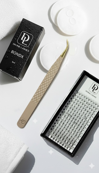 Curve Isolation Tweezers(Latte Gold)✨